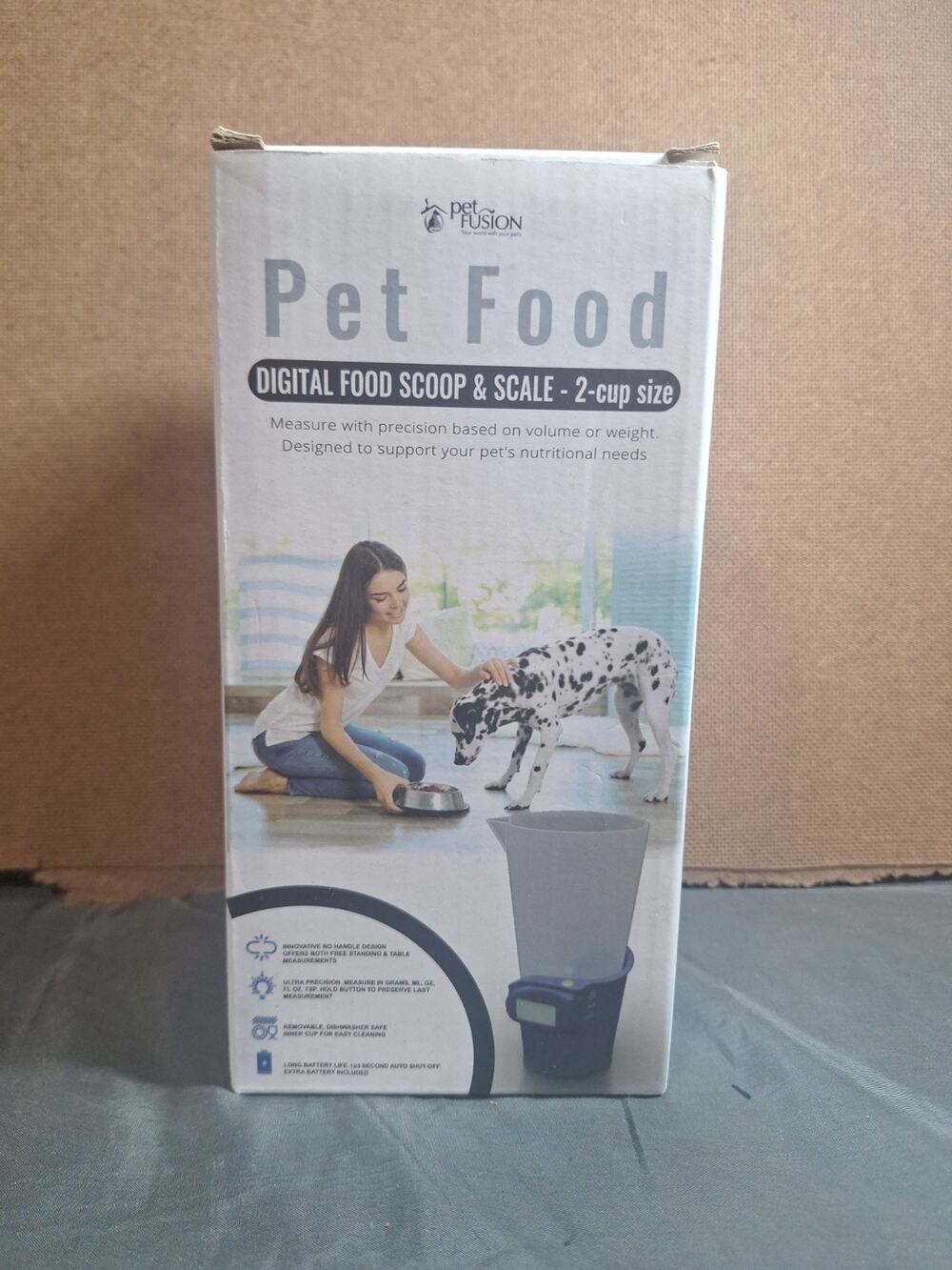 Pet Fusion Pet Food Digital Food Scoop & Scale 2 Cup Size